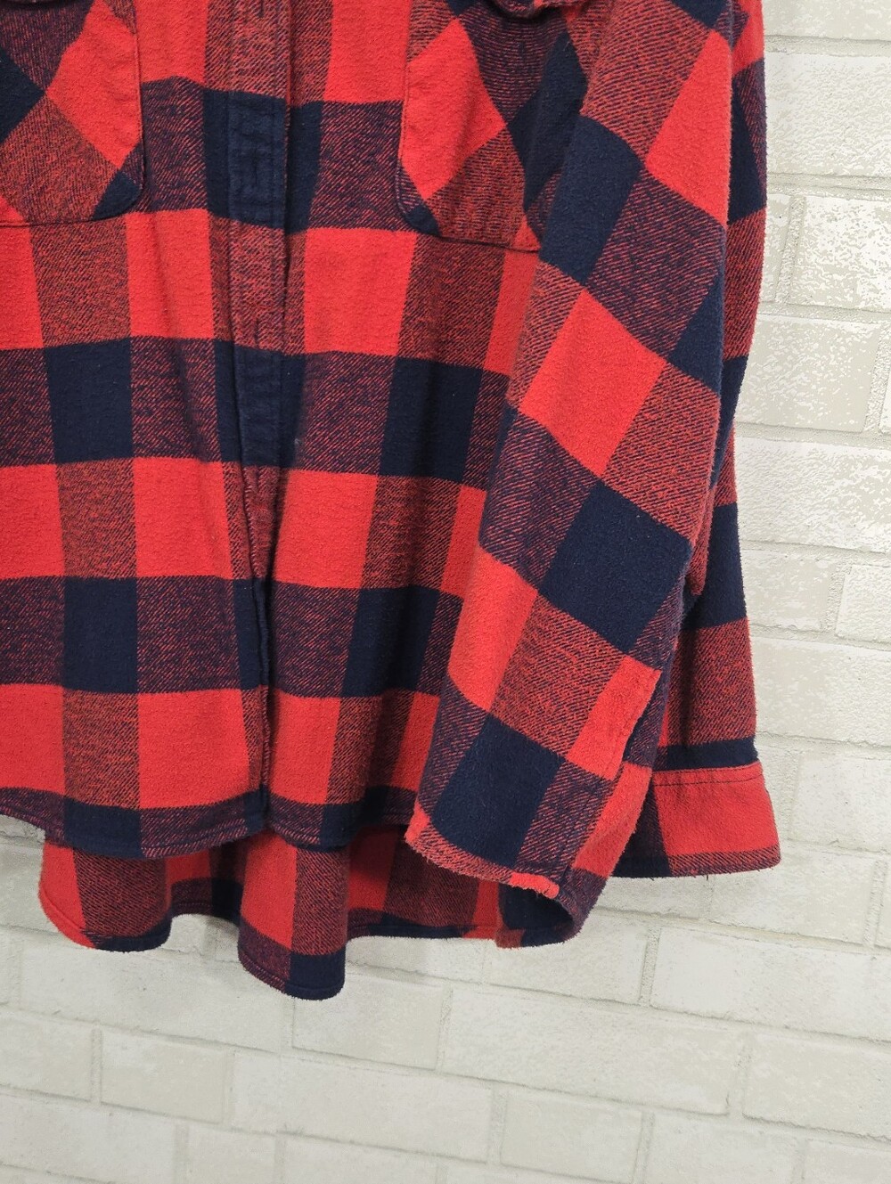 aerie have flannel print Shacket top - Picture 6 of 15